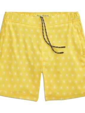 MACK WELDON SUNBURST YELLOW SWIM SHORT MEDIUM